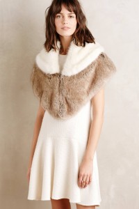 Ava Faux-Fur Capelet by Helen Moore