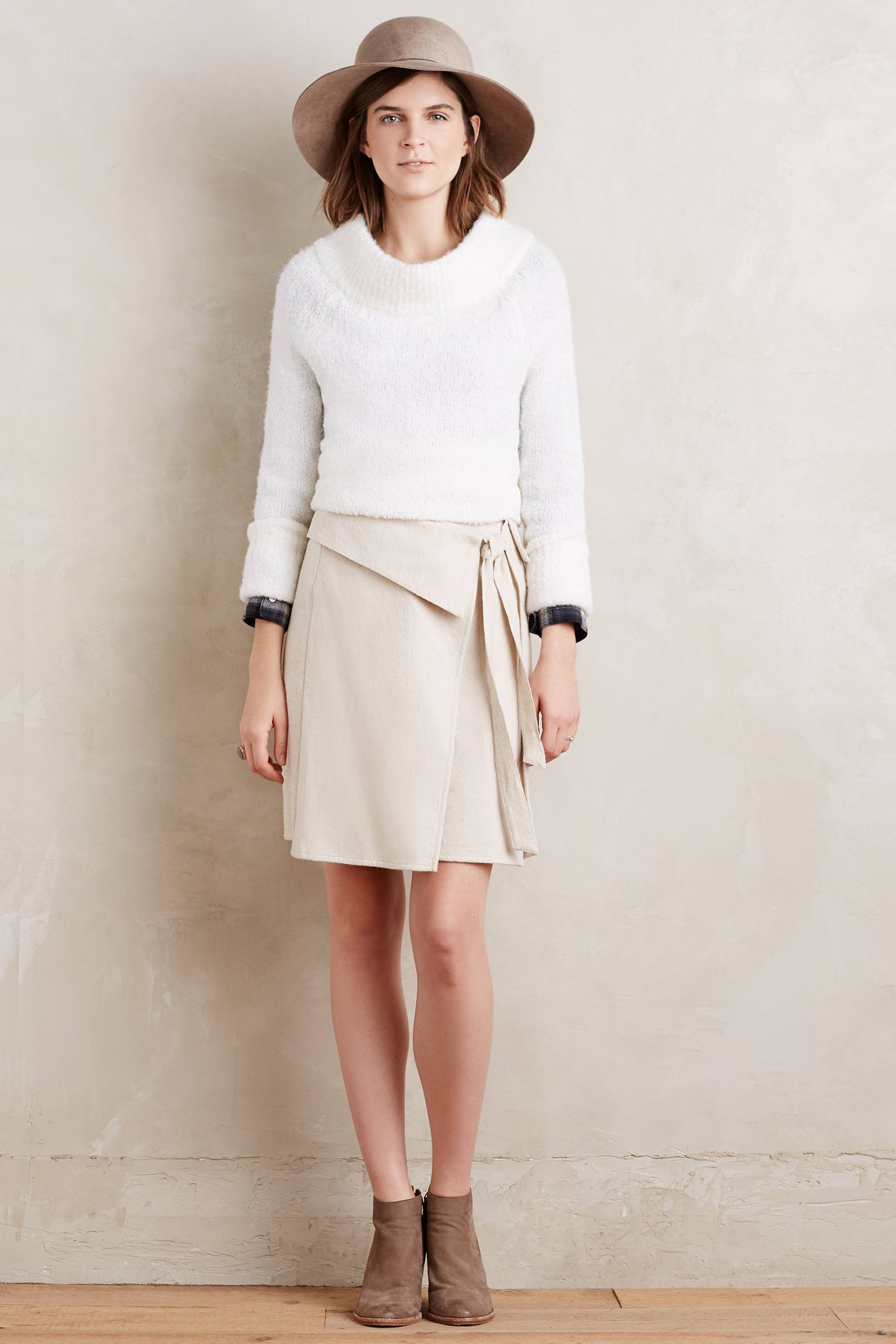 Wrapped Mini Skirt by Atelier Delphine