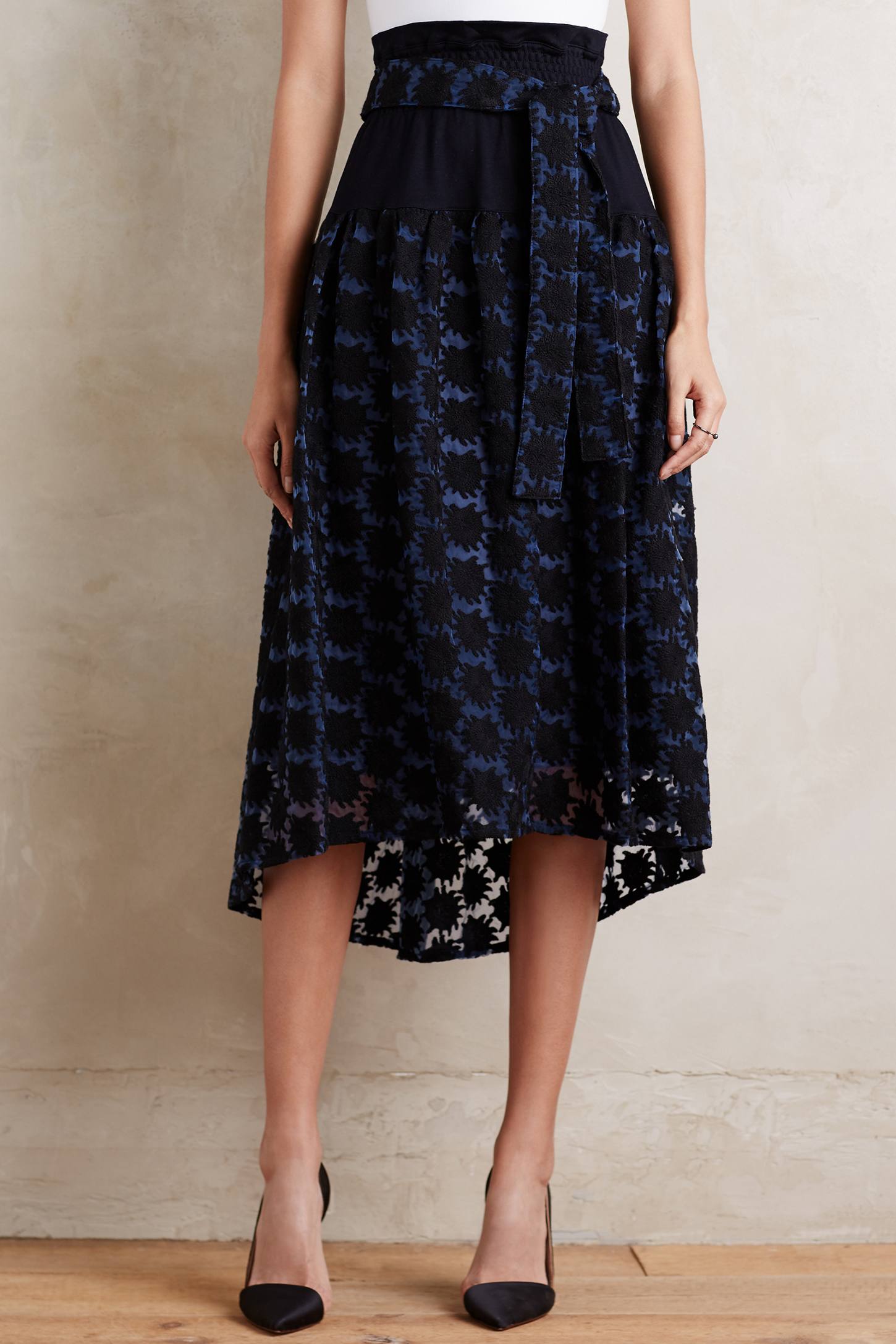 Hana Lace Midi Skirt by Tsumori Chisato