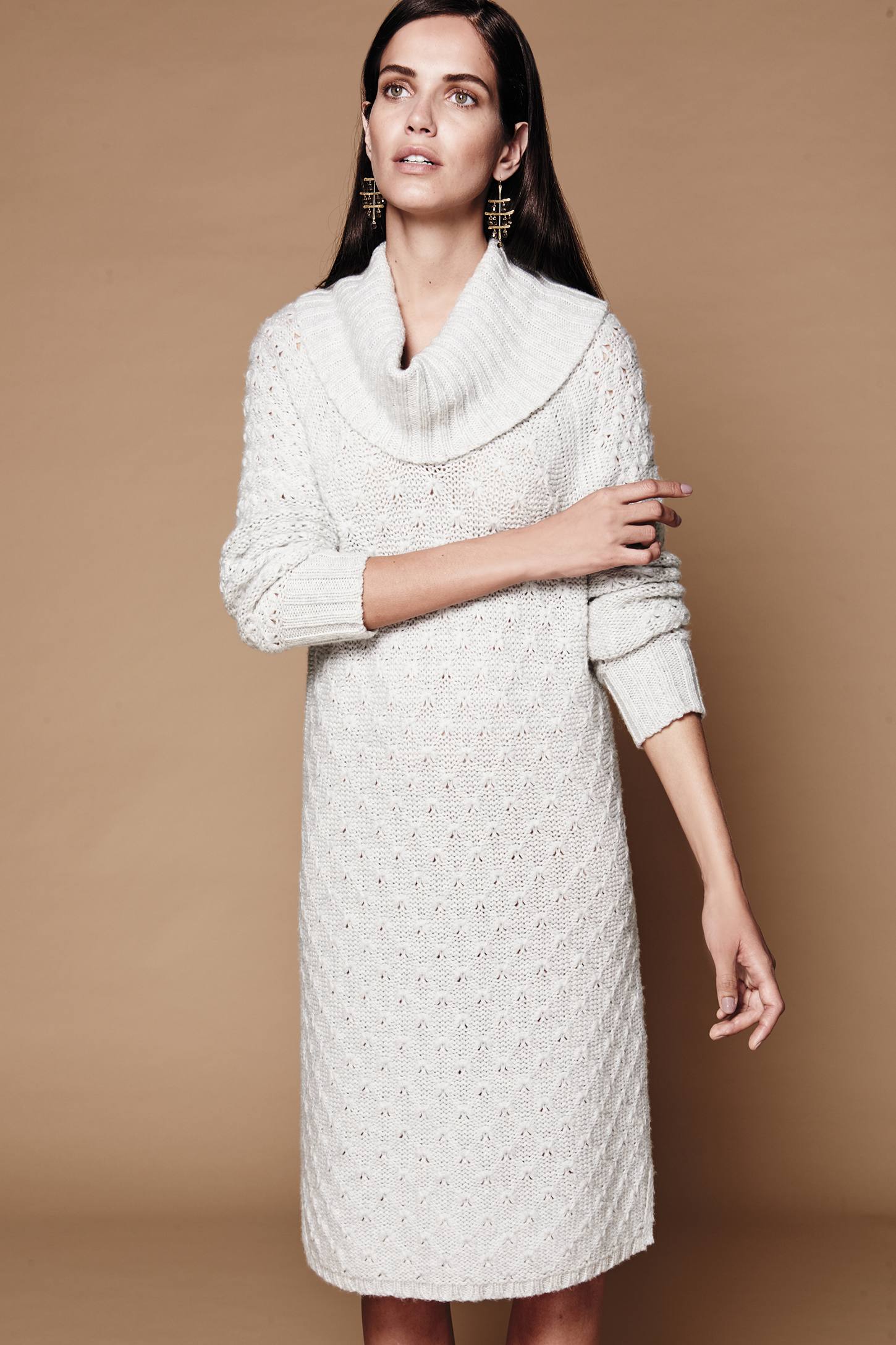 Cowled Sweater Dress by Sparrow