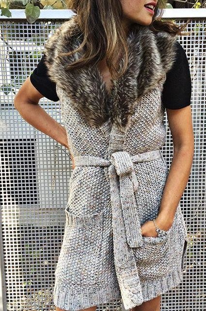 Collared Sweater Vest by Angel of the North