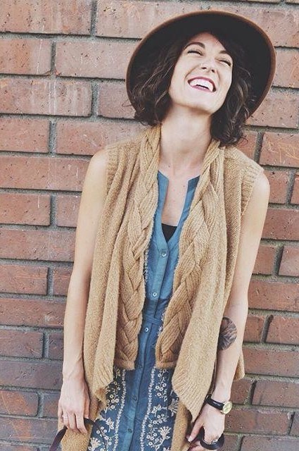 Braided Sweater Vest by Sunday in Brooklyn