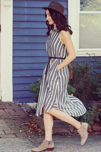 Sleeveless Buttondown Dress by Holding Horses