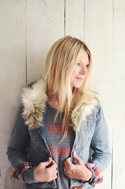 Faux-Fur Denim Jacket by Pilcro