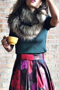 Turia Faux-Fur Collar by Helen Moore
