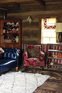 Anthropologie diamond rug