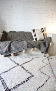 Anthropologie diamond rug